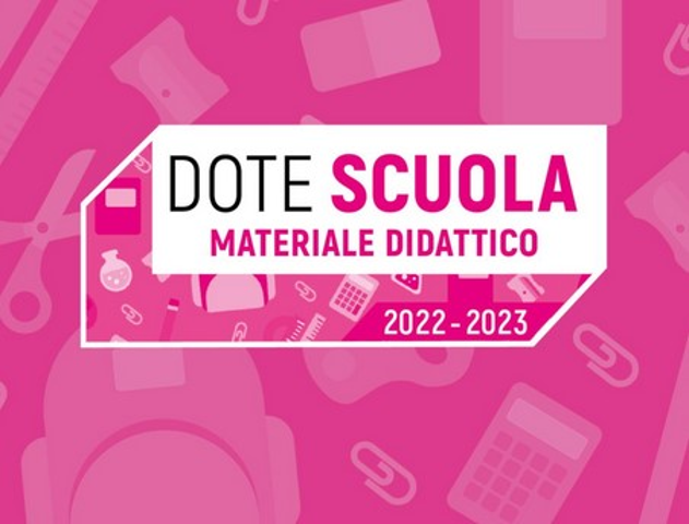 Dote Scuola – componente Materiale Didattico, a.s. 2022/2023 